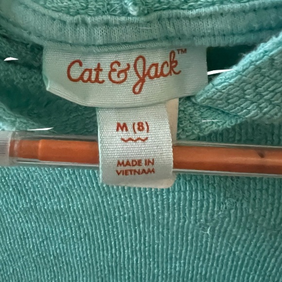 KB Cat & Jack Soft Teal Hoodie in Size XS(4/5), M(8) - Picture 8 of 15